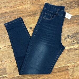 High-Rise Skinny Jeans - Vintage Dark Wash (Size S)